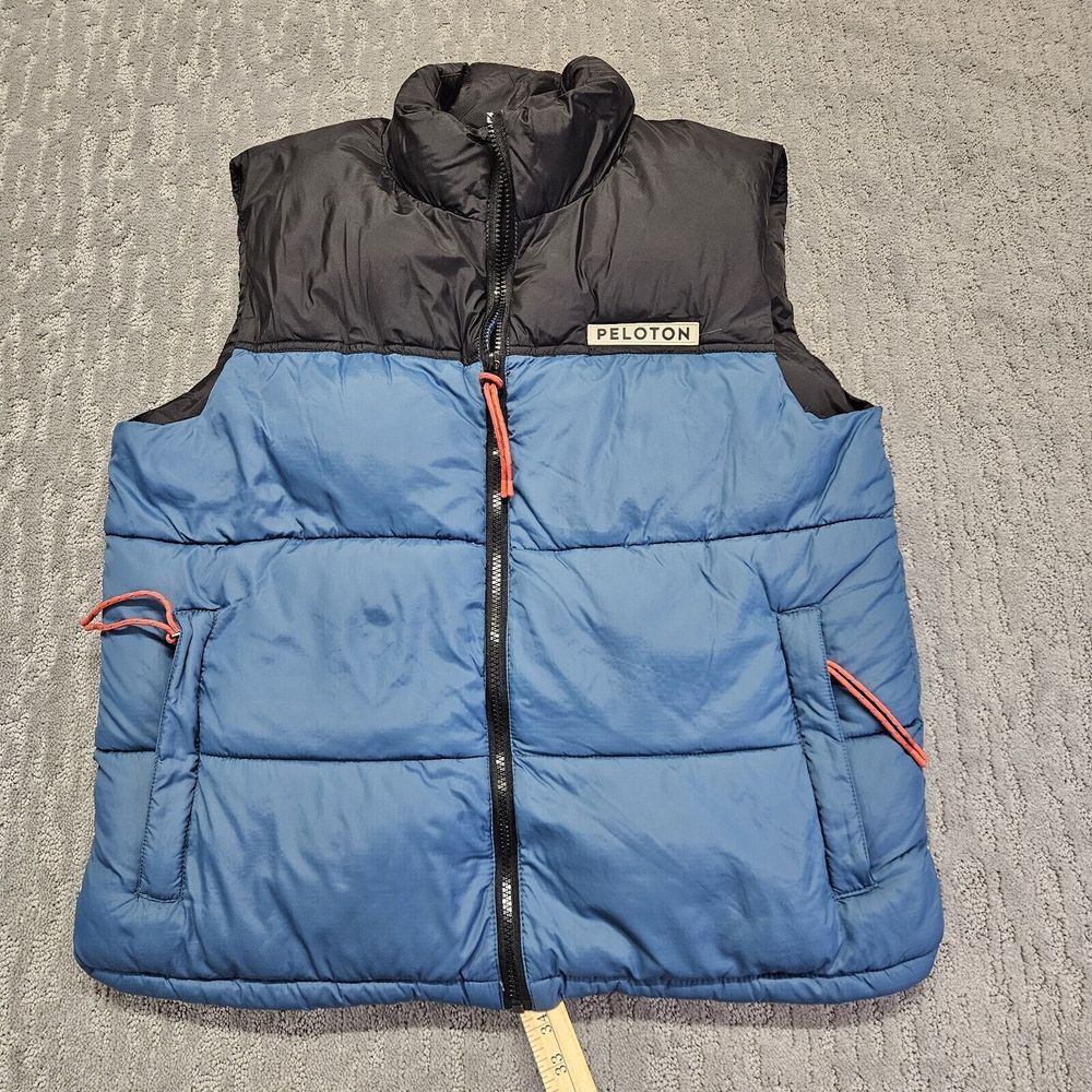 Peloton Cycling Puffer Vest‎ Women's Sz. L  Quilted EUC - Picture 2 of 11